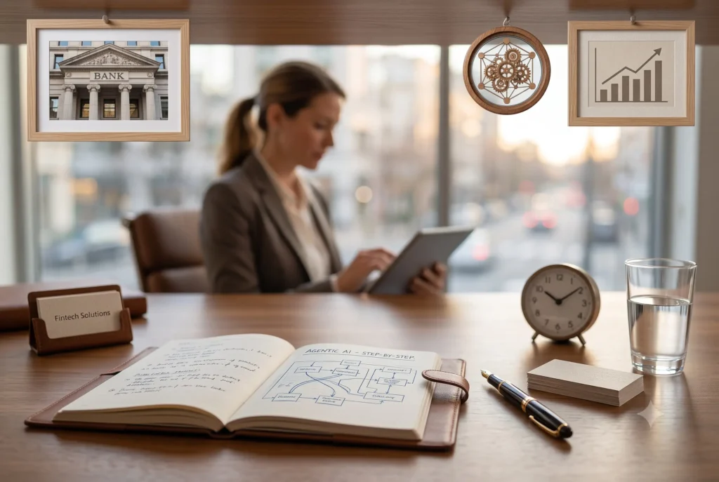 How agentic AI works in banking step-by-step guide